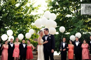 wedding party balloons